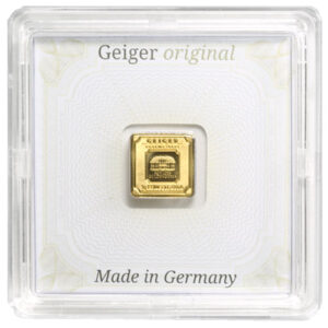 1 Gram JM Bullion Square Gold Bar (New w/ Assay)