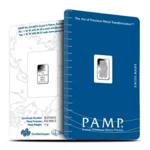 1 Gram PAMP Suisse Fortuna Palladium