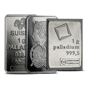 1 Gram Palladium Bar For Sale