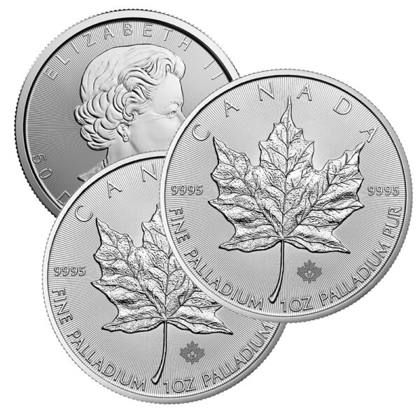 1 oz Canadian Palladium Maple Leaf