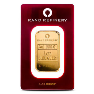 1 oz Rand Refinery Gold Bar For Sale