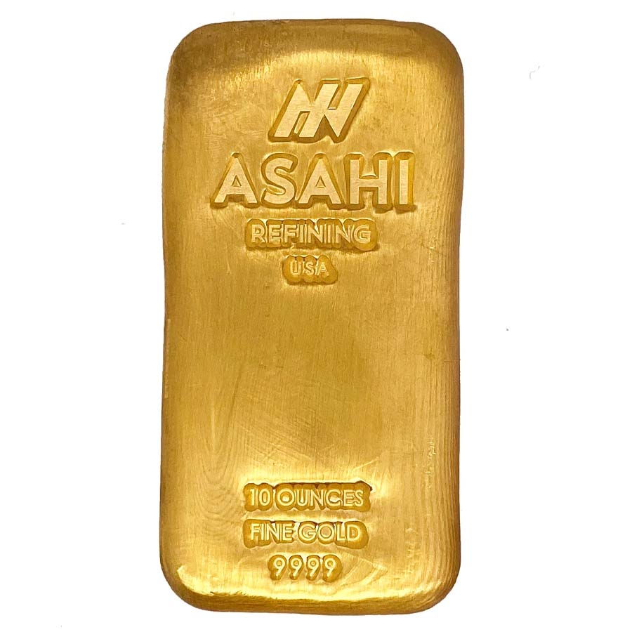 10 oz Asahi Gold Bar For Sale