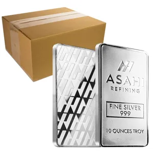 10 oz Asahi Silver Bar For Sale