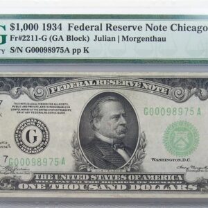 1934 $1000 Federal Reserve Note