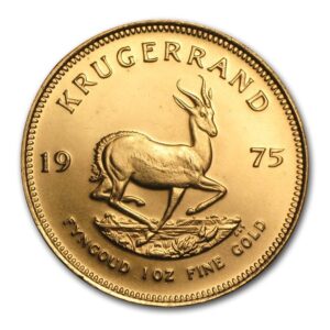 1975 1 oz South African Gold Krugerra