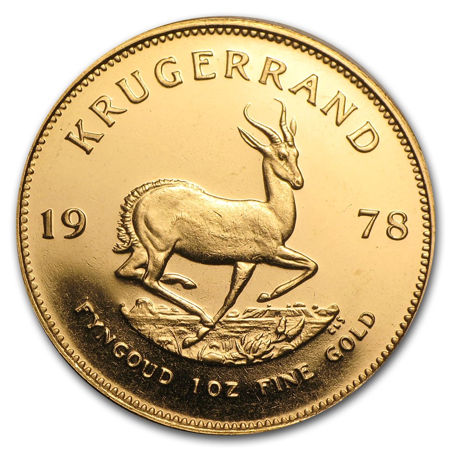 1978 1 oz South African Gold Krugerra