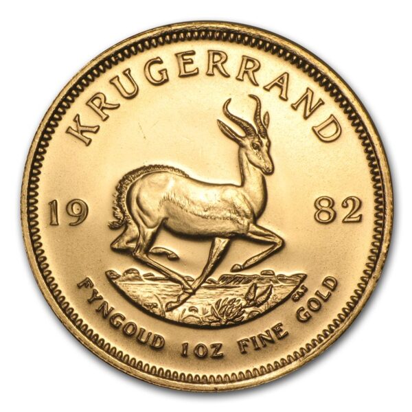 1982 1 oz South African Gold Krugerra