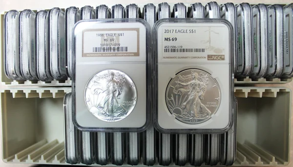 1986-2017 American Silver Eagle 32-Co