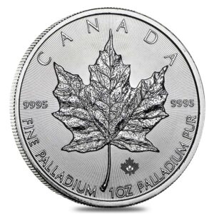 2015 1 oz Canadian Palladium Maple Le