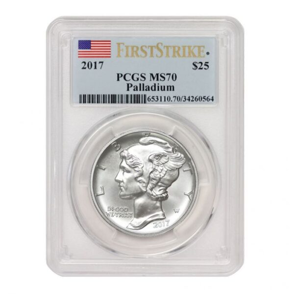 017 1 oz American Palladium Eagle Coi