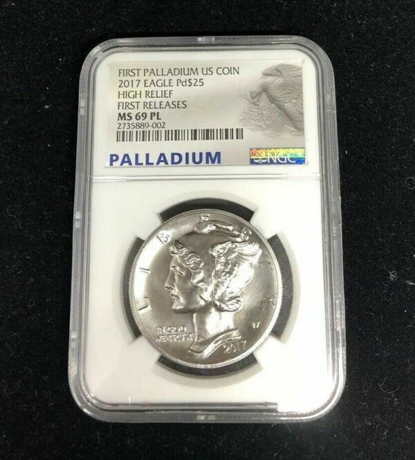 17 1 oz American Palladium Eagle Coin