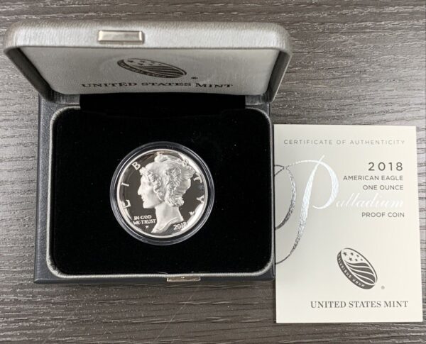 1 oz Proof American Palladium Eagle C