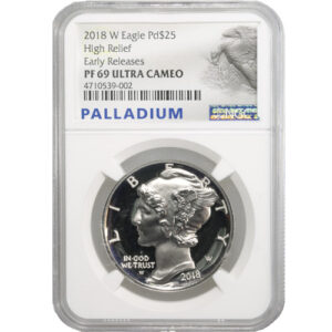 American Palladium Eagle Coin NGC PF6