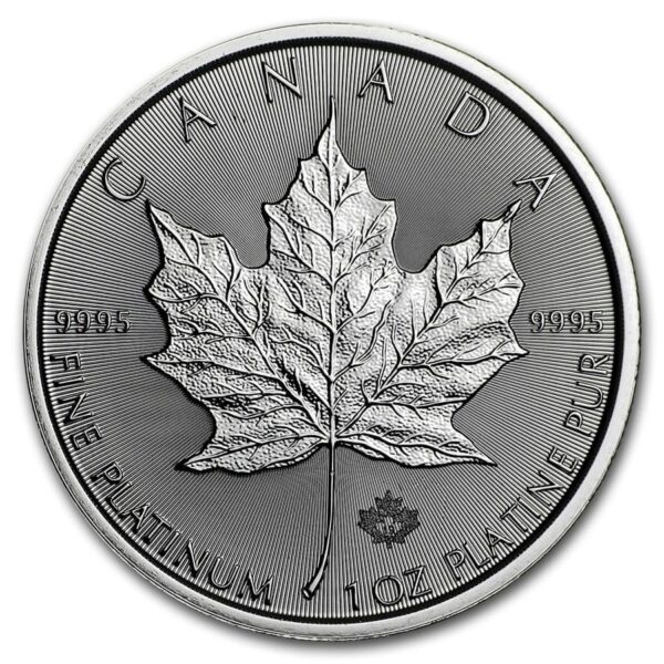 1 oz Canadian Platinum Maple Leaf Coi