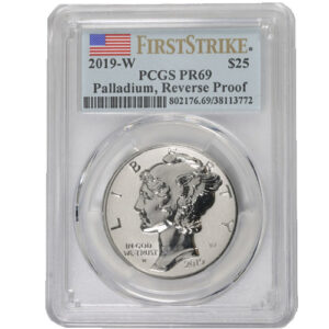 1 oz American Palladium Eagle Coin MS/SP/PR/PF69 (Random Year, Varied Label, PCGS or NGC)