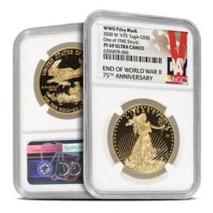 1 oz V75 Privy Proof American Gold Ea