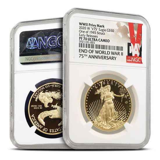 1 oz V75 Privy Proof American Gold