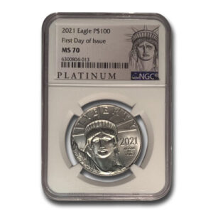 erican Platinum Eagle Coin NGC MS70