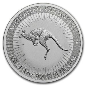 1 oz Australian Platinum Kangaroo Coi