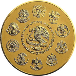 2021 1 oz Reverse Proof Mexican Gold Libertad Coin