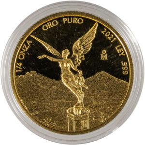 1/4 oz Proof Mexican Gold Libertad Co