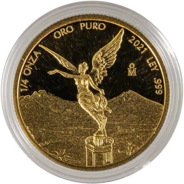 1/4 oz Proof Mexican Gold Libertad Co