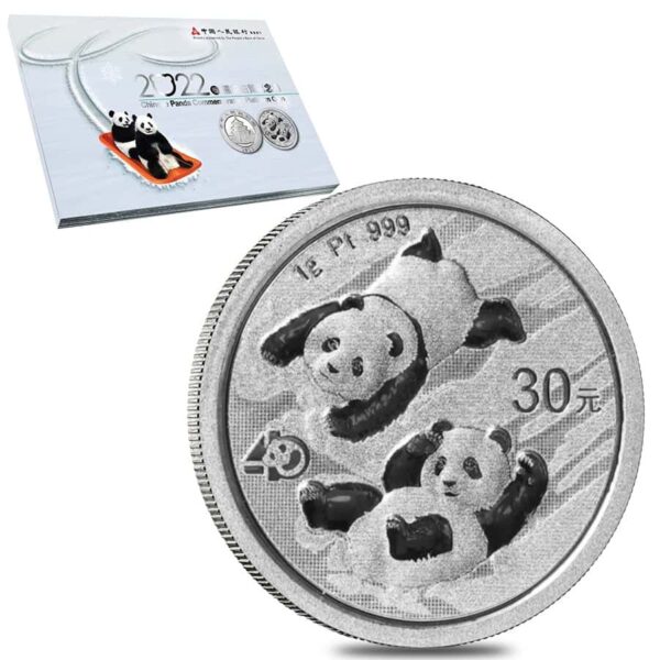 2022 1 Gram Chinese Platinum Panda Co