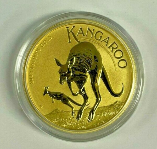 2022 1 oz Australian Gold Kangaroo Co