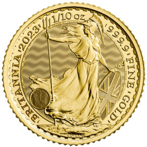 2022 1/10 oz British Gold Britannia