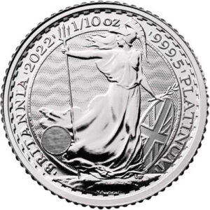 2022 1/10 oz British Platinum Britann