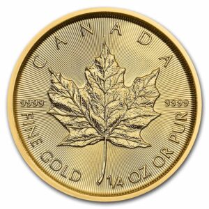 2022 1/4 oz Canadian Gold Maple Leaf Coin (BU)