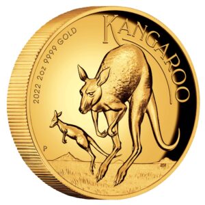 2 oz Proof Australian Gold Kangaroo