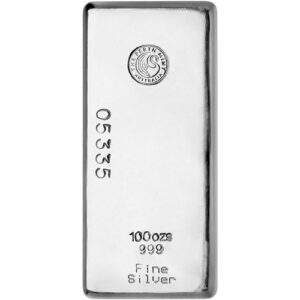 Buy 100 oz Perth Mint Cast Silver Bar (New)