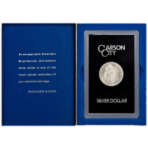 Buy Morgan Silver Dollar 7-Coin Set (1878-1885-CC, GSA, Box + CoA)