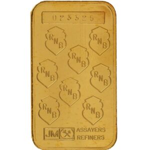 Buy 1 oz Johnson Matthey Gold Bar (Republic Bank of New York Design)