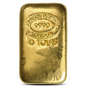 3.75 oz 10 Tolas Gold Bar For Sale (Varied Condition, Any Mint)